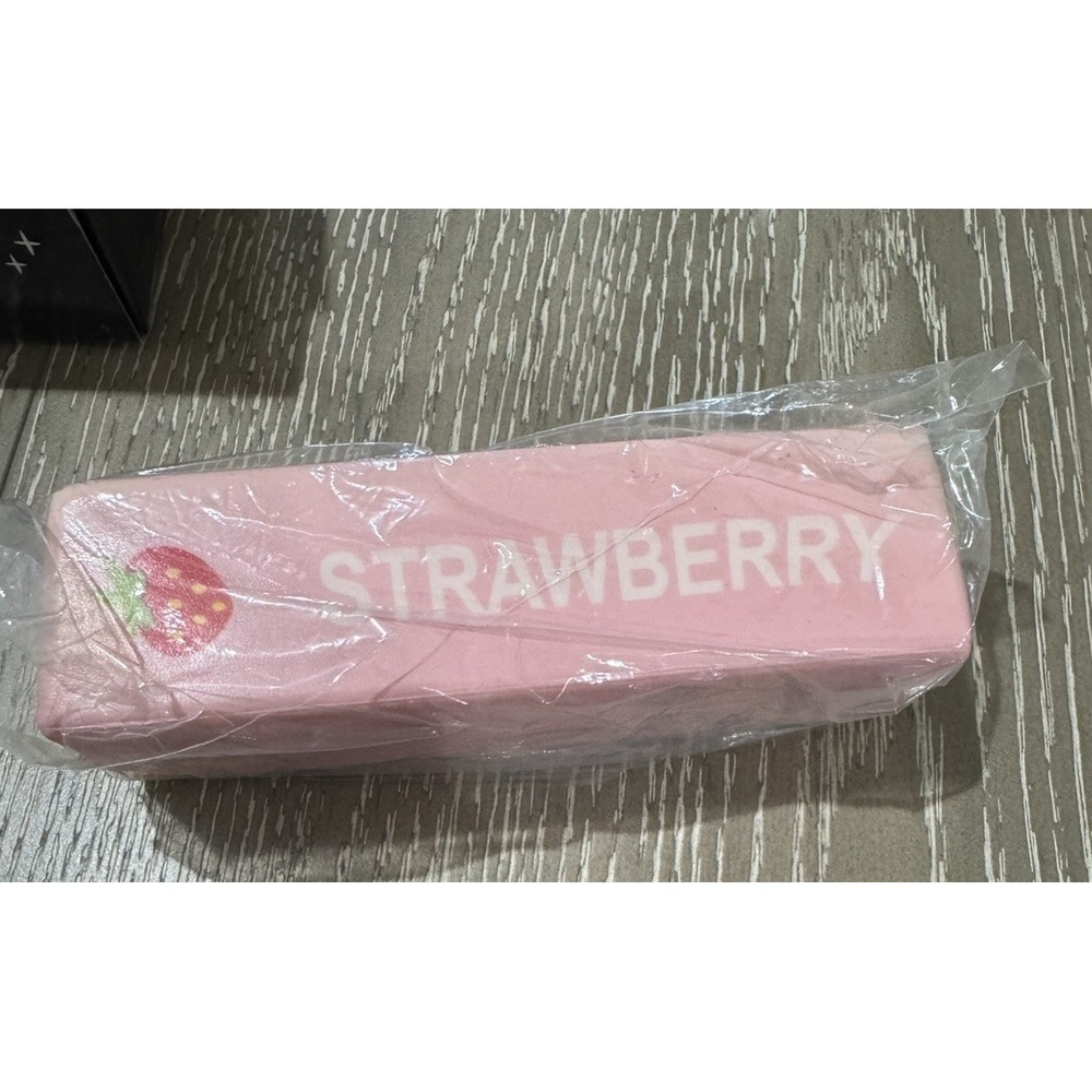 Strawberry Butter Stick Squishy 4 oz Pink Slow Rise Fidget Toy NEW